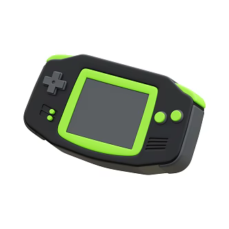 Modern Game Machine Old Game Machine Cartoon Game Machine 3d model