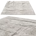Modern Square Carpet 3d model