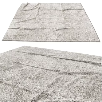 Modern Square Carpet Carpet 3d model