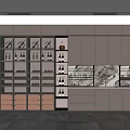 Modern Wine Cabinet Design With Glass Shelves Wine Bottles And Storage Cabinets