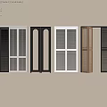 Modern Style Window Shutters With Black White And Wooden Designs For Home Interior Decoration