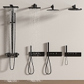 Top Shower Modern Shower 3d model