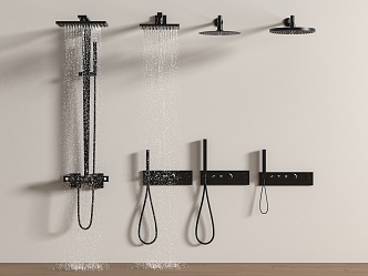 Top Shower Modern Shower 3d model