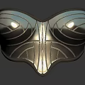 Elegant Women's Bra With Stylish Contoured Lines And Glossy Metallic Design