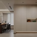 Modern Living And Dining Room Interior With Sofa Coffee Table And Pendant Light Fixture