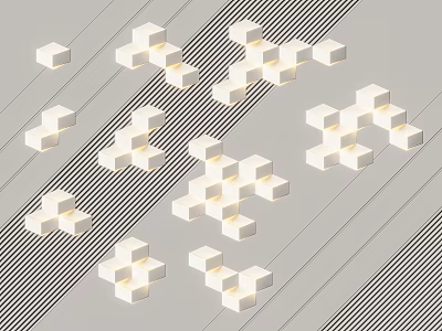 Modern wall lamp 3d model