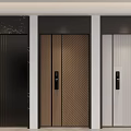 Modern Security Doors With Different Designs Colors And Textures For Home Safety