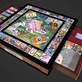 Fun Board Game Set With Wooden Case Colorful Tiles And Game Cards For Family
