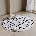 Round carpet 3d model