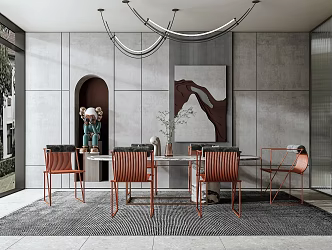 Modern Restaurant 3d model