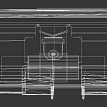 Blue And Gray Industrial Equipment With Modern Enclosure And Functional Compartments