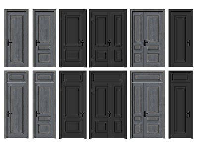 New Chinese style single door combination model