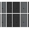 New Chinese style single door combination 3d model