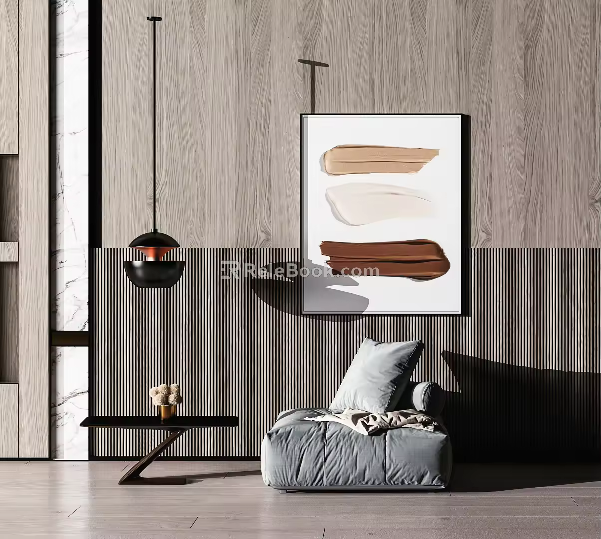Modern Lazy Sofa 3d model