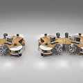Modern Circular Office Desks With Ergonomic Chairs And Potted Plants For Team Workspace