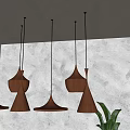 Pendant lamp combination 3d model