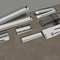 Different Types Of Road Facilities Including Ramps Steps And Railings Architectural Structures