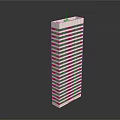 Modern High Rise Office Building With White Exterior Many Windows And Entrance At Base