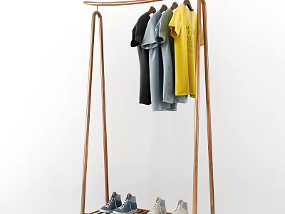 Nordic clothes hanger 3d model