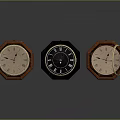 Vintage Wall Clocks with Wooden Frames Roman Numerals and Classic Designs