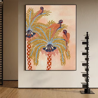 Middle Ages Hanging Paintings Vintage Hanging Paintings French Hanging Paintings American Pastoral Hanging Paintings Living Room Hanging Paintings Entrance Hanging Paintings Bedroom Hanging Paintings Study Hanging Paintings Cream Wind Hanging Paintings 3d model