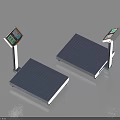 Household Electronic Scales with Digital Display Stand and Platform Design for Daily Use