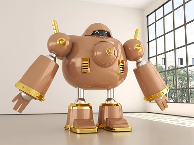 Modern robot large children's toy robot 3d model