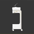 Healthcare Professional Operating Medical Device With 75 Logo For Patient Treatment