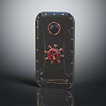 Sturdy Secure Metal Safe Door With Round Lock And Gear Decoration Design