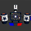 Robot Assistant Small Robot Butler Robot Butler Figure Game Figure 3d model