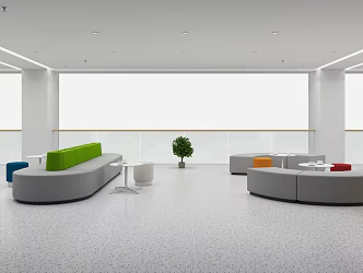 Sofa Leisure Sofa Combination Sofa Shaped Sofa Round Sofa Coffee Table Reception Sofa 3d model