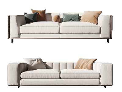 Modern double sofa model