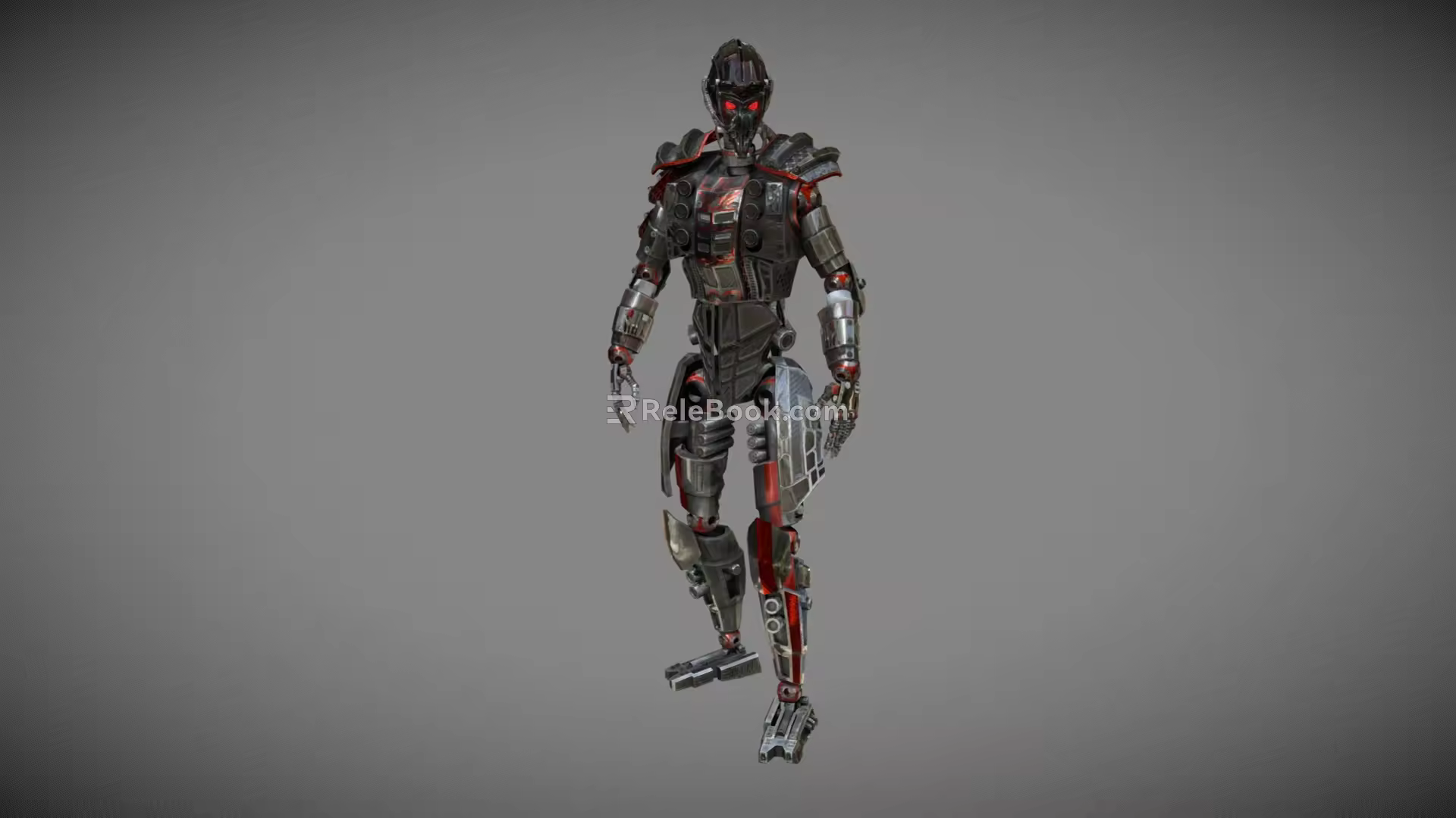 Robot mechanical warrior sci-fi robot mecha warrior sci-fi warrior destroyer future high-tech low-face number low-model simple model film and television level 3d model