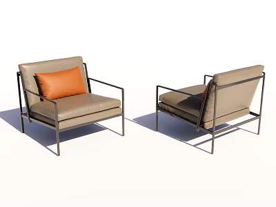 Modern Sofa Chair Leisure Chair 3d model