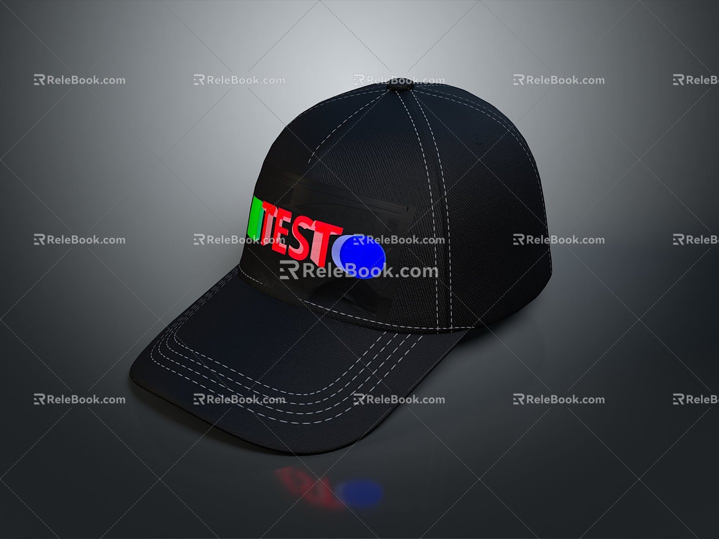 Hat cap baseball cap realistic 3d model