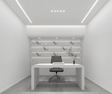 Modern Live Room Skin Management Room 3d model