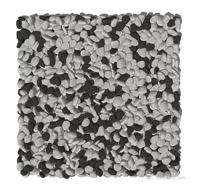 High Quality Natural Stone And Wood Decorative Material For Interior Design Projects 3d model 