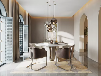 Modern Restaurant 3d model