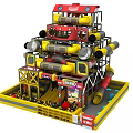 Indoor Adventure Playground With Multi Level Tubes Platforms And Ball Pit