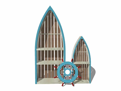 Mediterranean Locker Fishing Culture 3d model