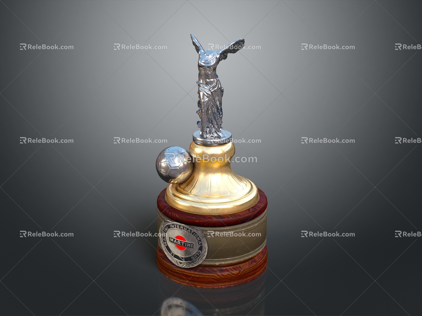 Modern Women's World Cup Trophy World Cup Soccer Trophy Champions Trophy 3d model