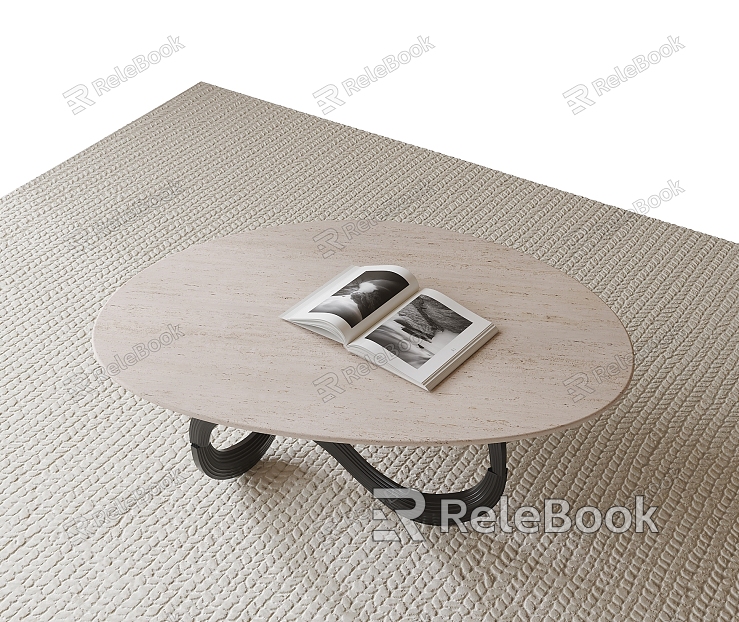 Modern coffee table model