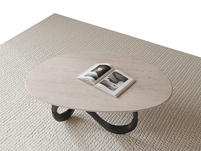 Modern coffee table model