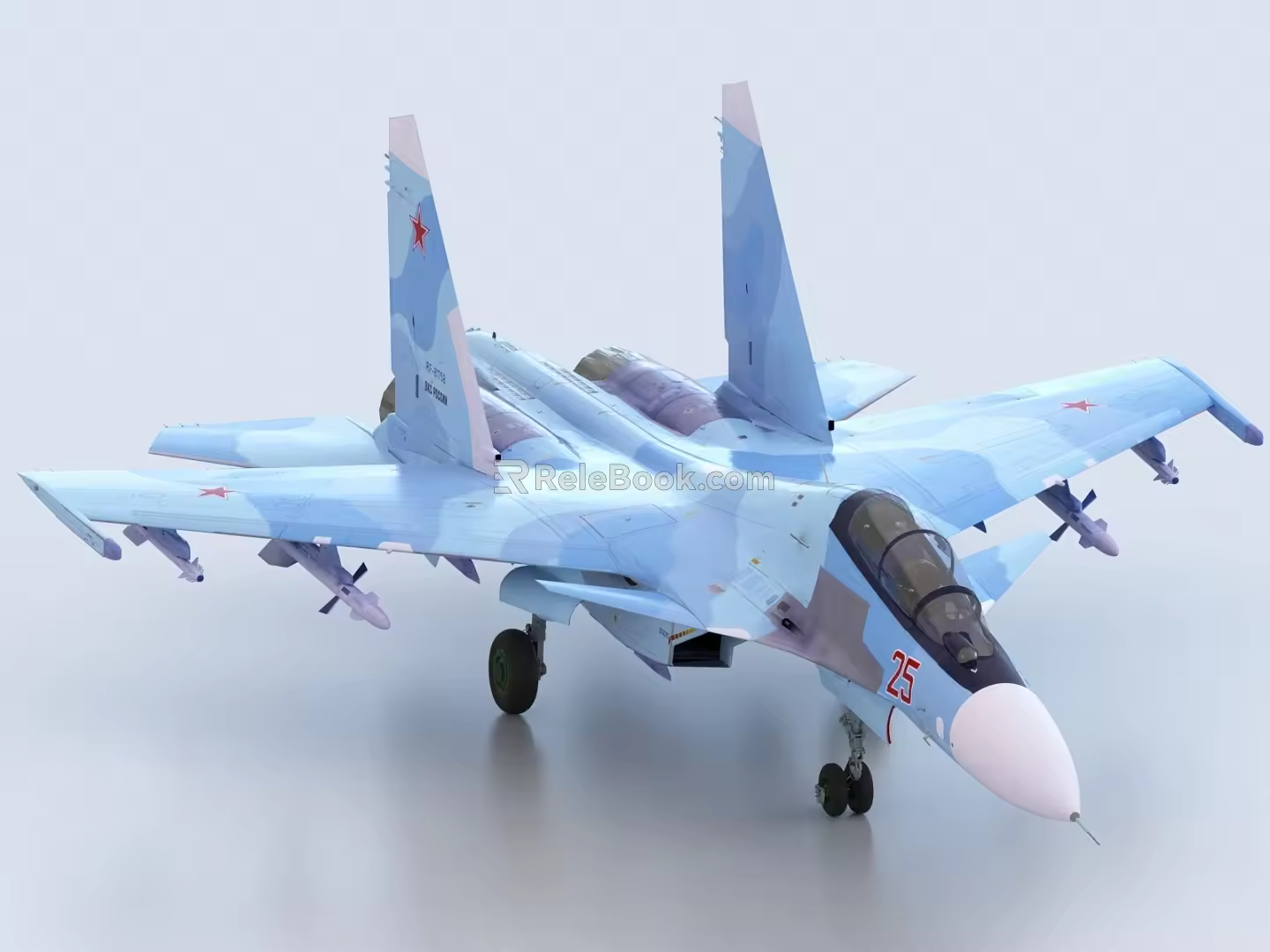 Fighter Su 30SM 3d model