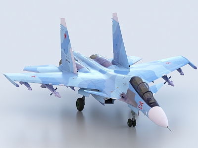 Fighter Su 30SM 3d model