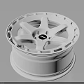 High Quality White Automotive Wheel Rim With Stylish Design And Durable Material
