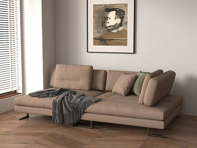Modern sofa bed 3d model
