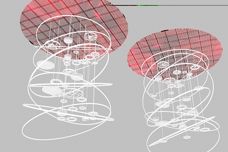 Modern Chandelier 3d model