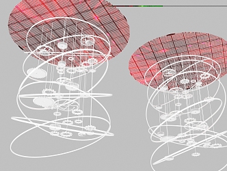 Modern Chandelier 3d model