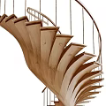 revolving staircase 3d model